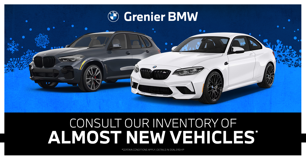 ALMOST NEW VEHICLES IN INVENTORY !