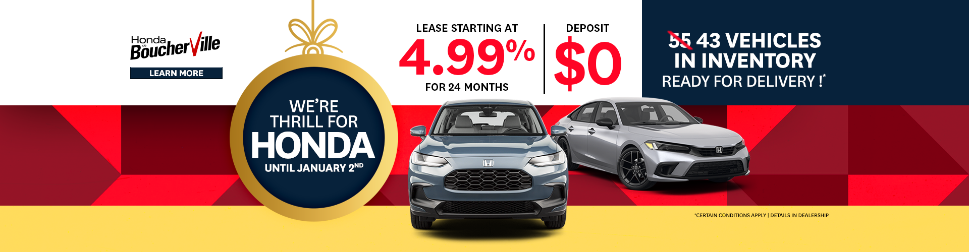 Honda de Boucherville Honda Dealership