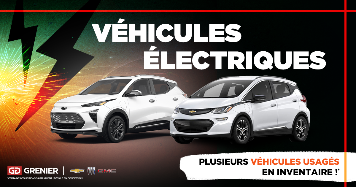 VÉHICULES ÉLECTRIQUES USAGÉS !