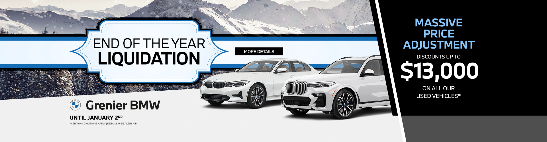 END OF THE YEAR LIQUIDATION !