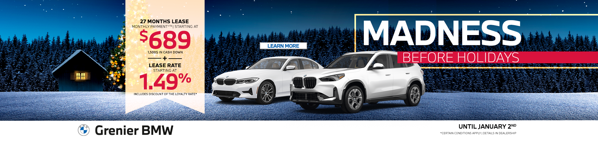 MADNESS BEFORE HOLIDAYS !