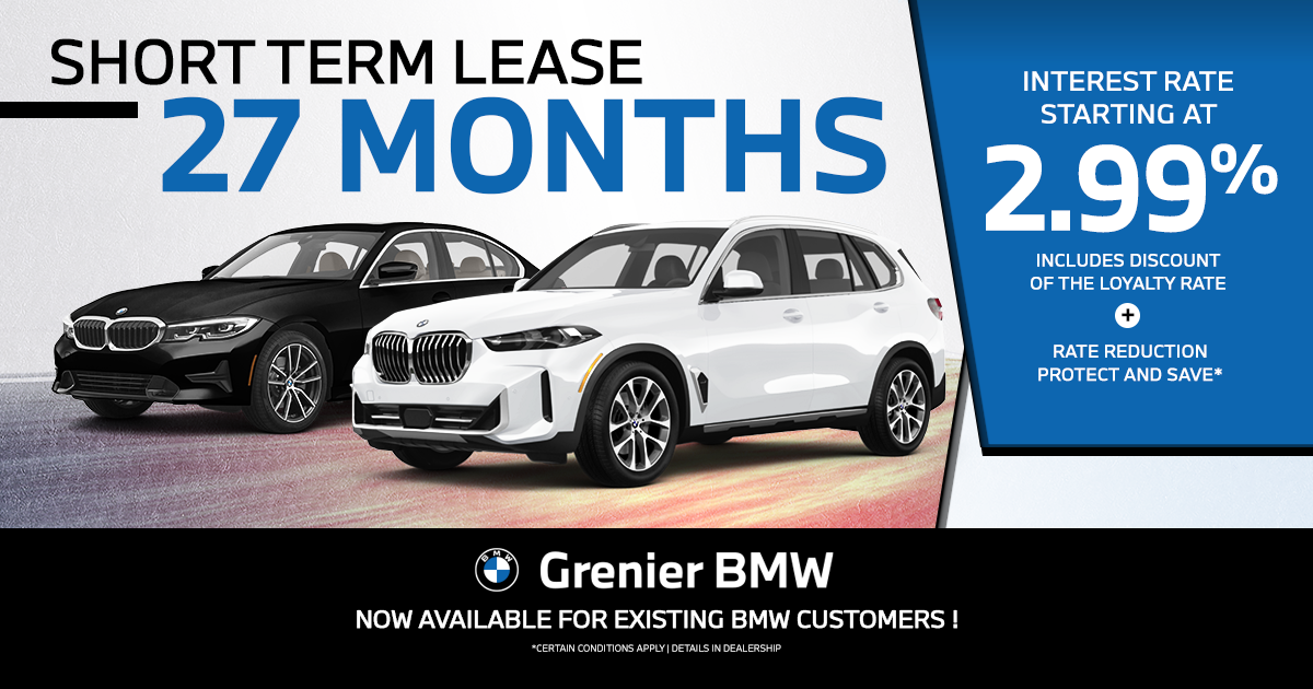 SHORT TERM LEASE AVAILABLE !