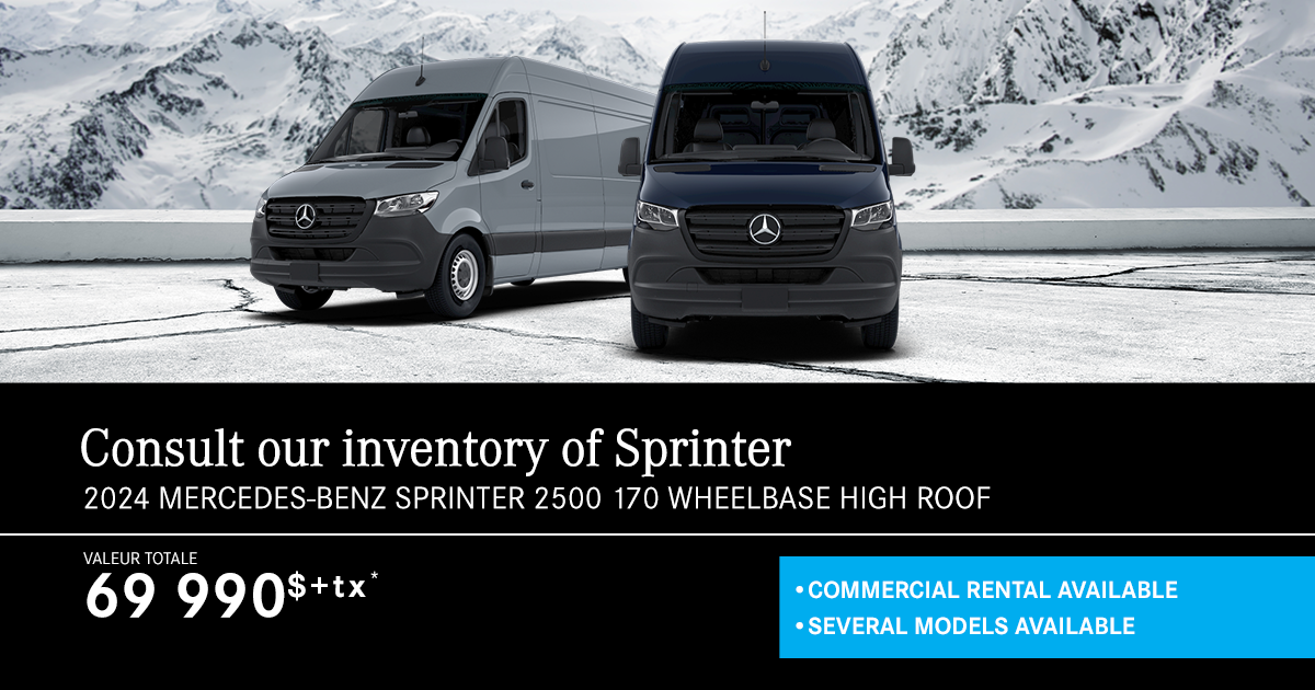 AVAILABLE 2500 SPRINTER !