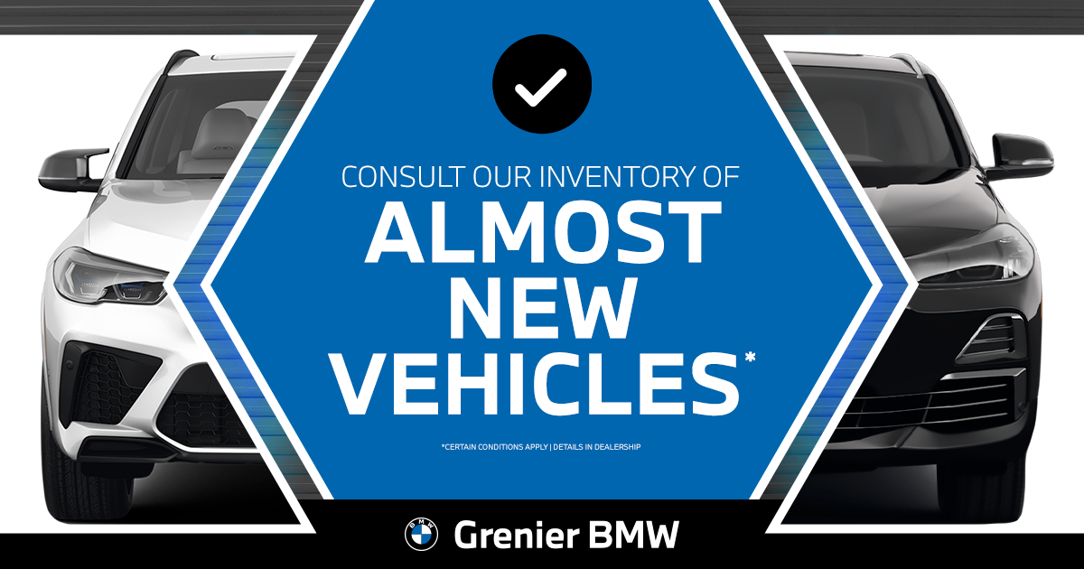 ALMOST NEW VEHICLES IN INVENTORY !