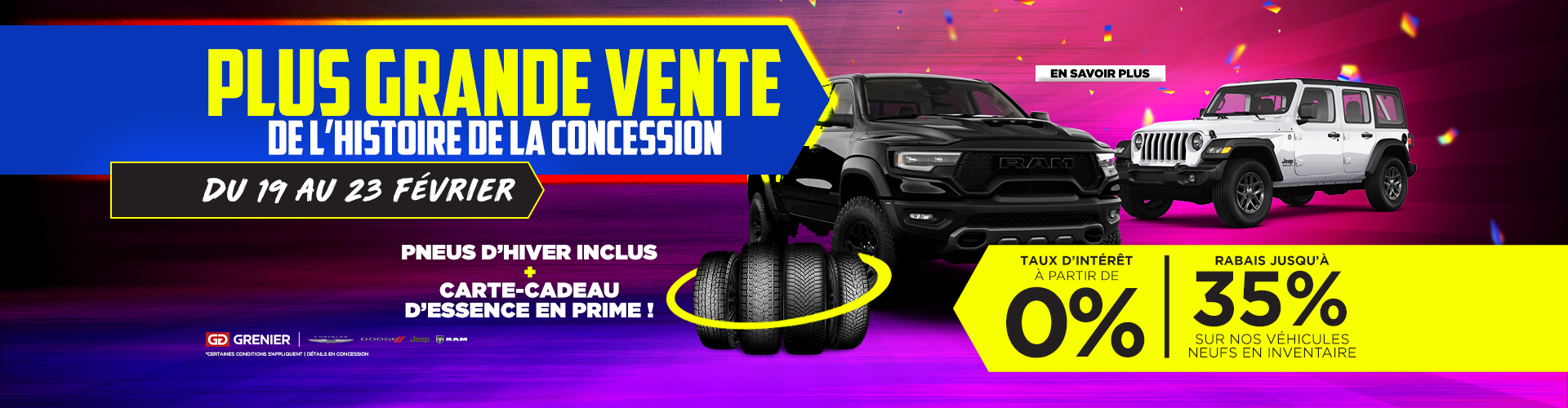 LA PLUS GRANDE VENTE DE L'HISTOIRE !