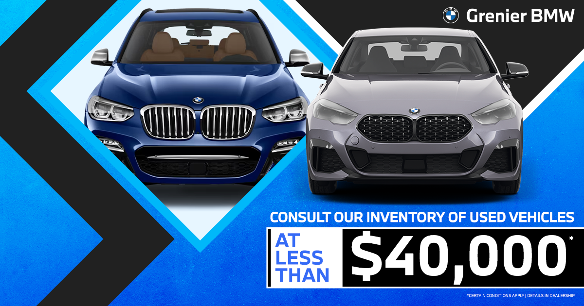 USED VEHICLE INVENTORY UNDER $40,000 !