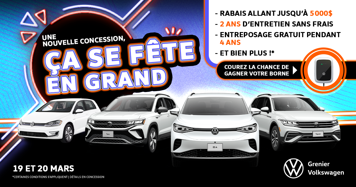 UNE NOUVELLE CONCESSION, ÇA SE FAIT EN GRAND !