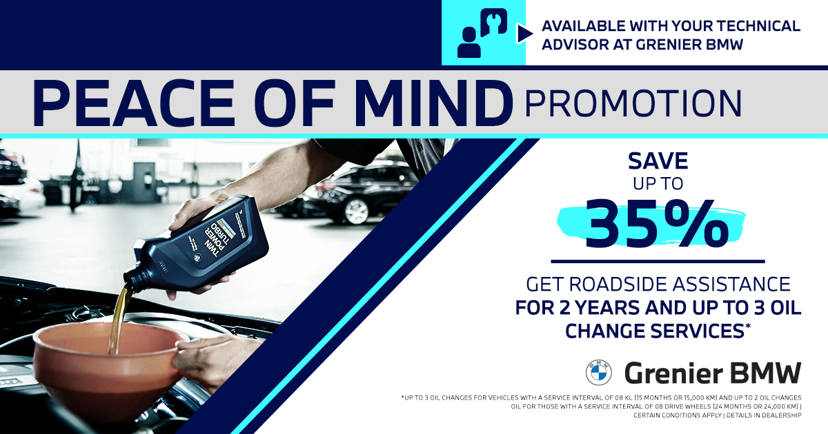 PEACE-OF-MIND PROMOTION !