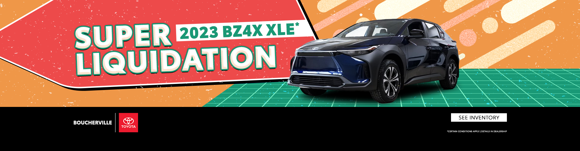 SUPER LIQUIDATION 2023 BZ4X XLE !