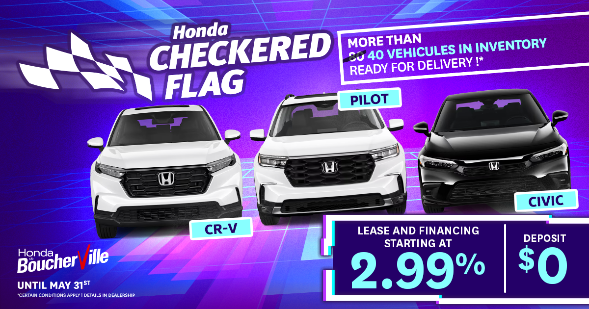 HONDA CHECKERED FLAG EVENT!