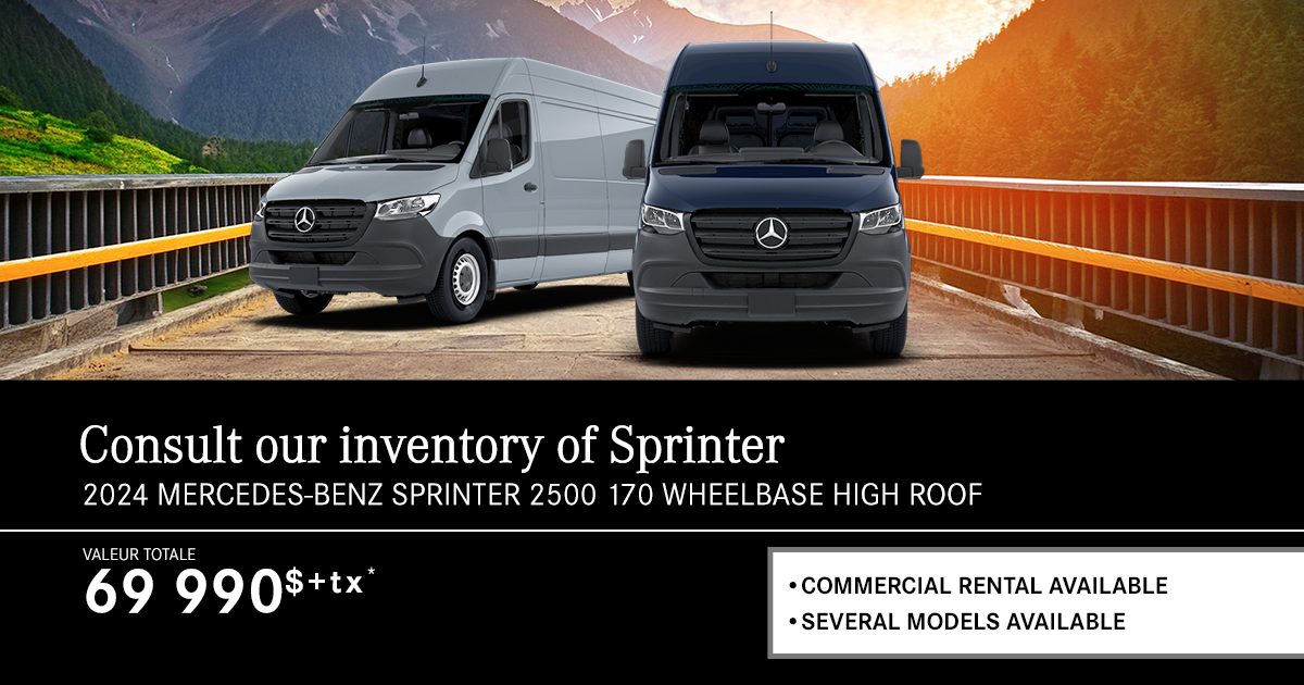 AVAILABLE 2500 SPRINTER !