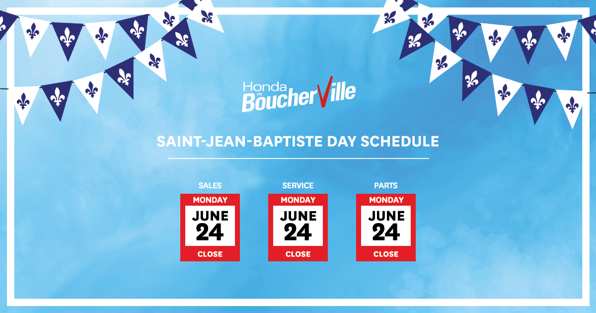 SAINT JEAN BAPTISTE DAY SCHEDULE