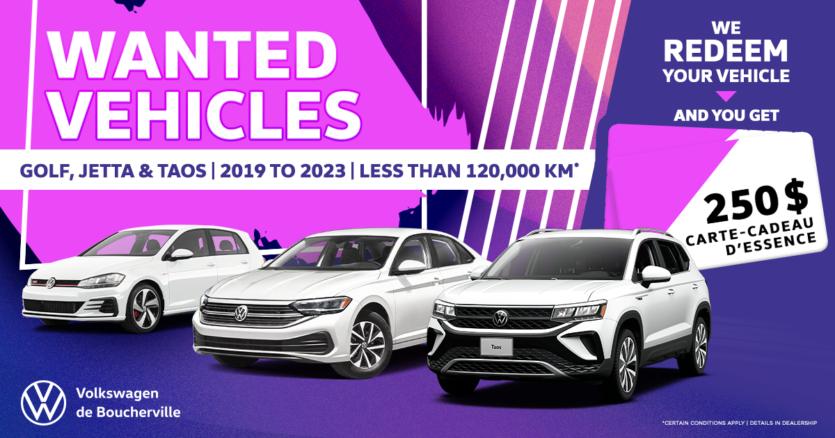 WANTED VEHICLES !