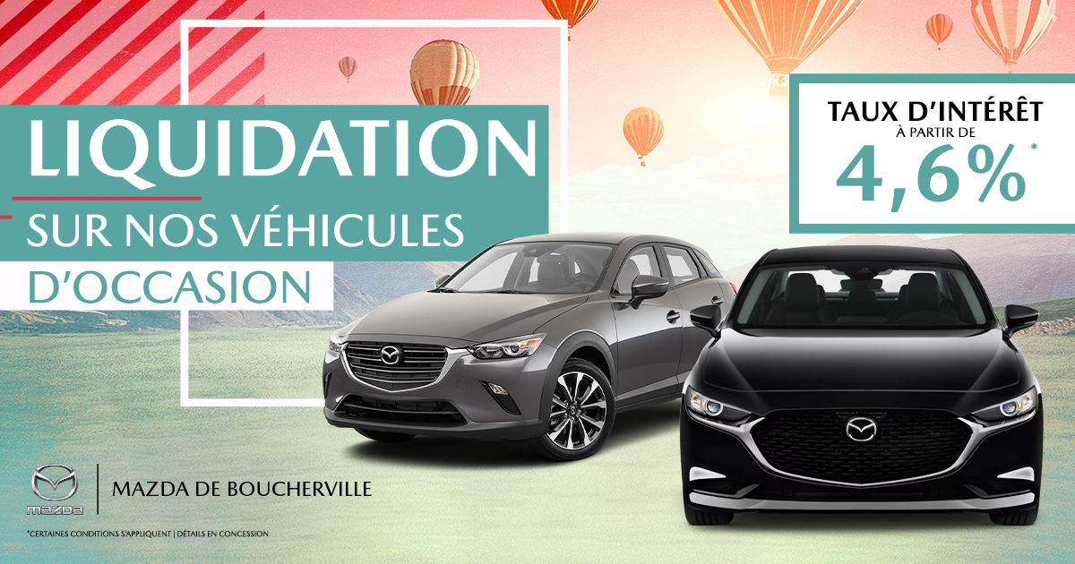 LIQUIDATION SUR NOS VÉHICULES USAGÉS !