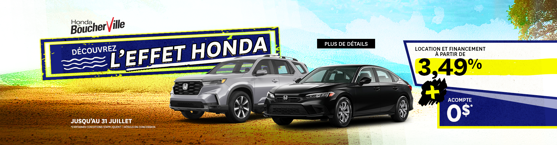 DÉCOUVREZ L'EFFET HONDA !