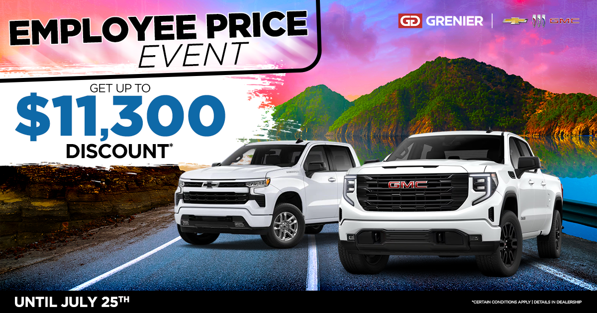 EMPLOYEE PRICE EVENT !