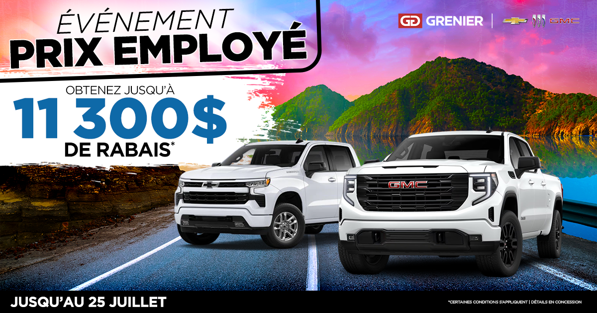 ÉVÉNEMENT PRIX EMPLOYÉ !