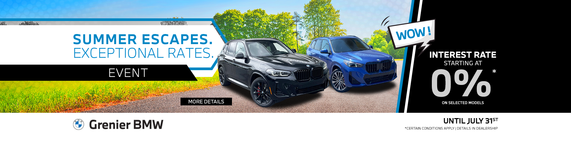 EVENT SUMMER ESCAPES