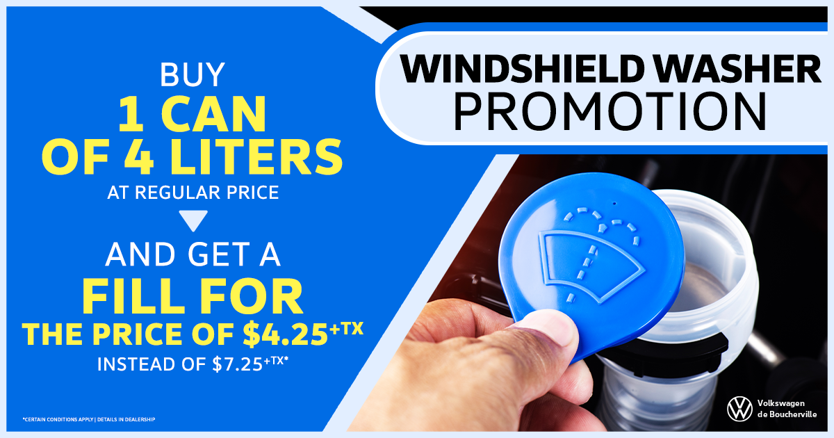 WINDSHIEL WASHER PROMOTION !