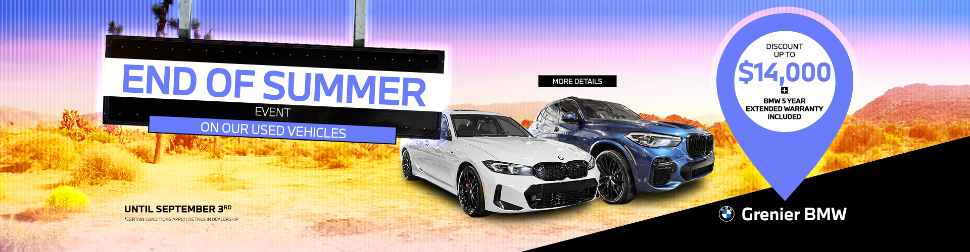 END OF SUMMER EVENT !