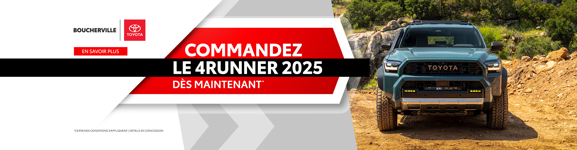 COMMANDEZ LE 4RUNNER 2025!