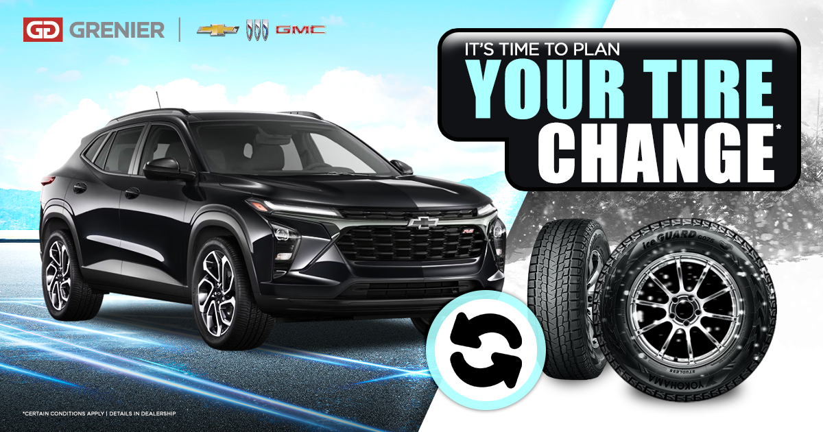 IT'S TIME TO PLAN YOUR TIRE CHANGE !