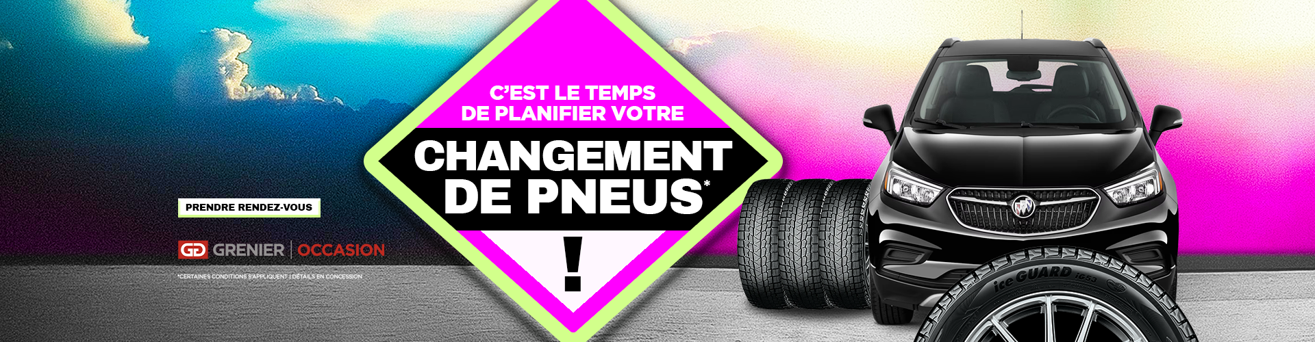 C'EST LE TEMPS DE PLANIFIER VOTRE CHANGEMENT DE PNEUS !