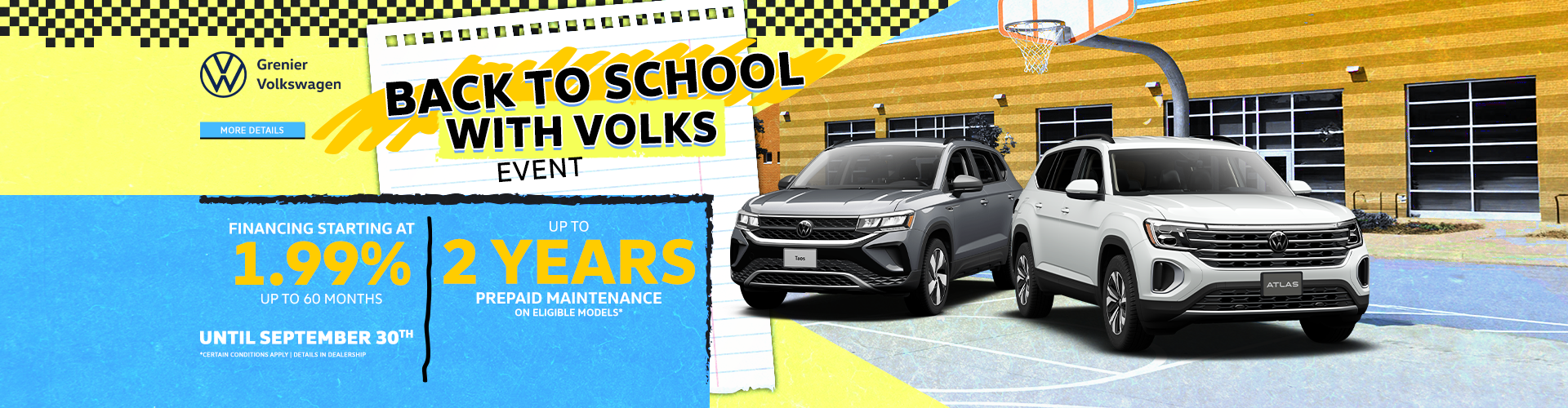 BACK TO SCHOOL WITH VOLKS !