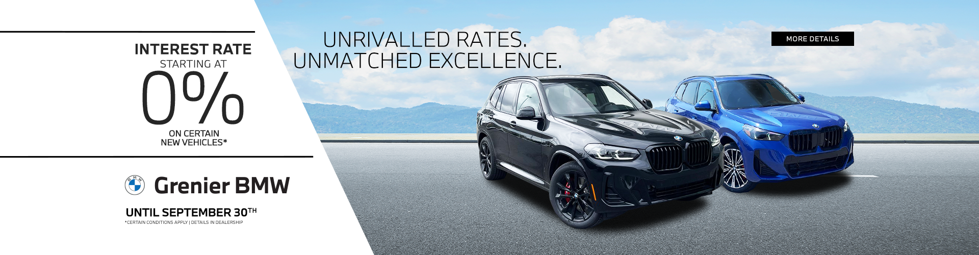 UNRIVALLED RATES. UNMATCHED EXCELLENCE.