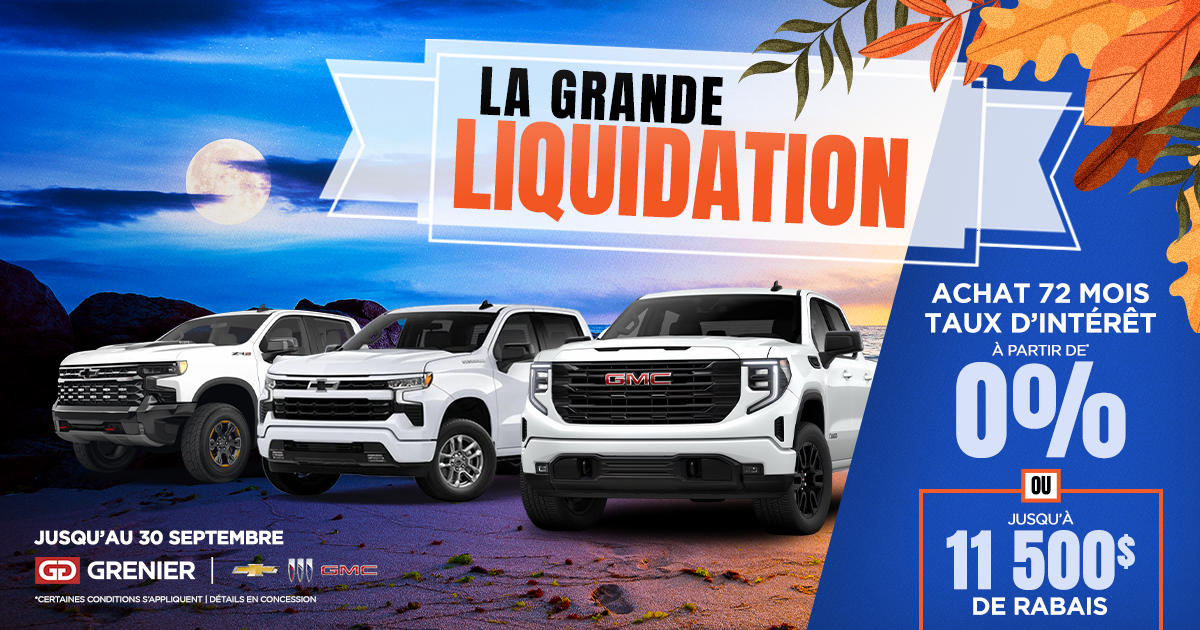 LA GRANDE LIQUIDATION !