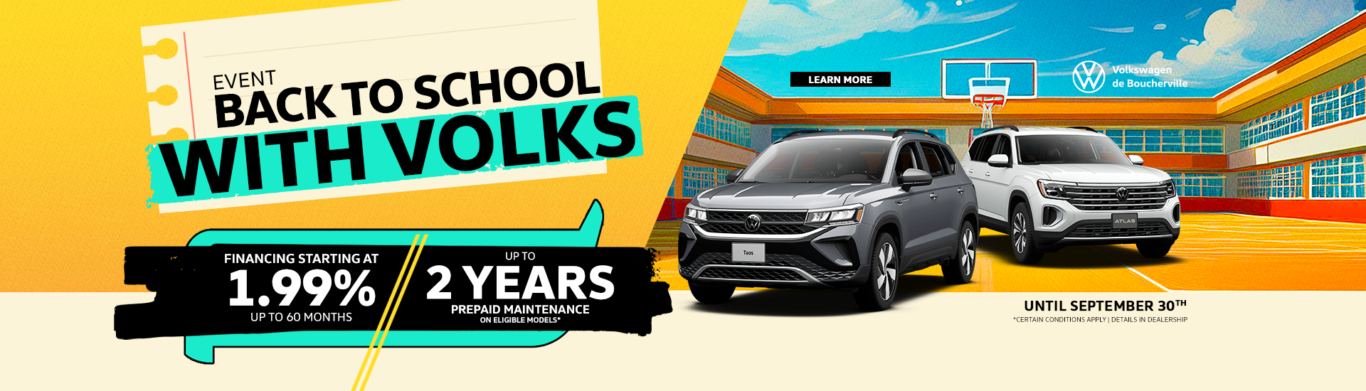 BACK TO SCHOOL WITH VOLKS !