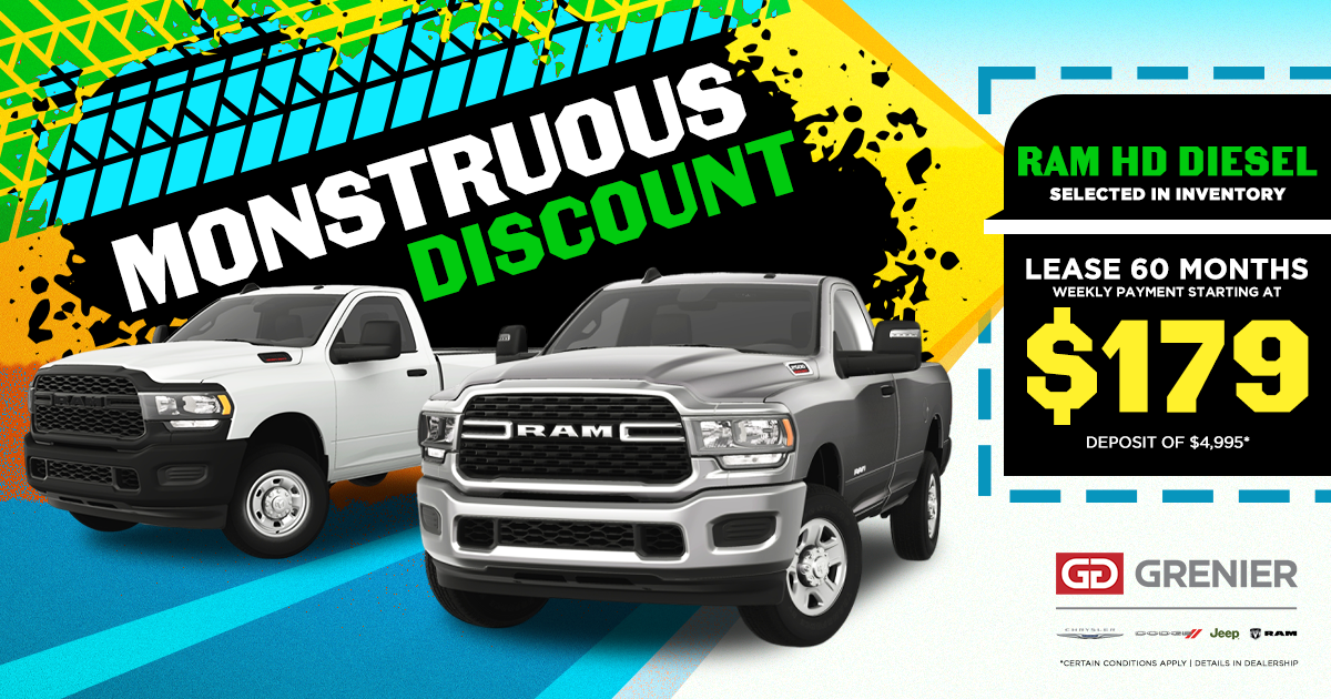 MONSTROUS DISCOUNTS!