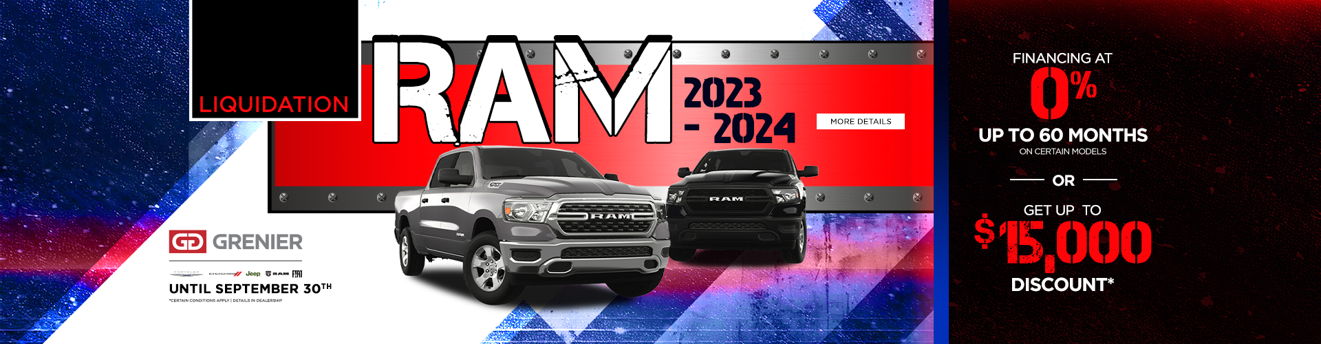 2023 AND 2024 RAM LIQUIDATION !