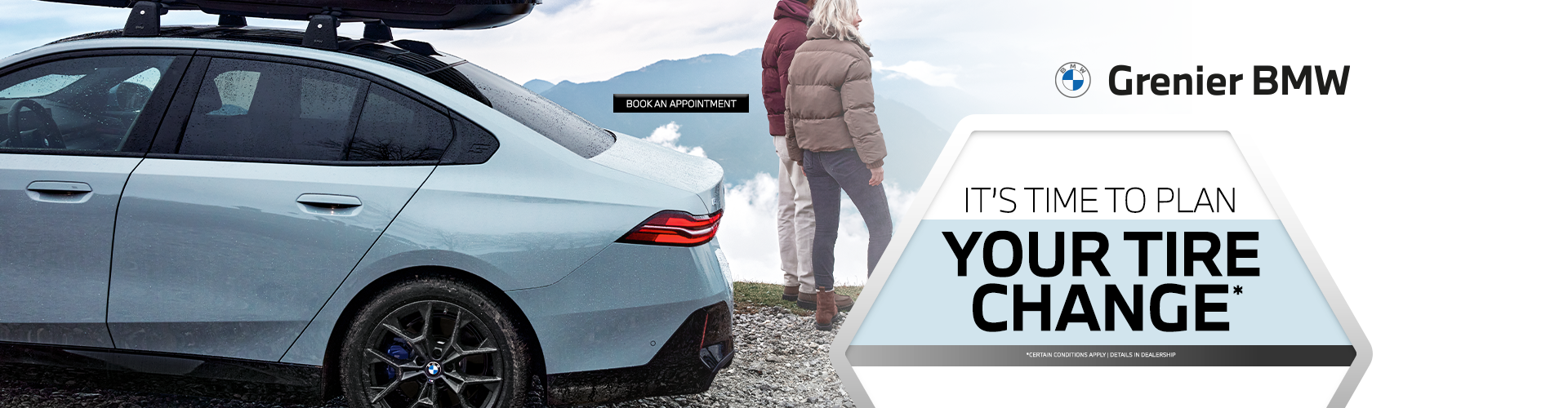 IT'S TIME TO PLAN YOUR TIRE CHANGE !