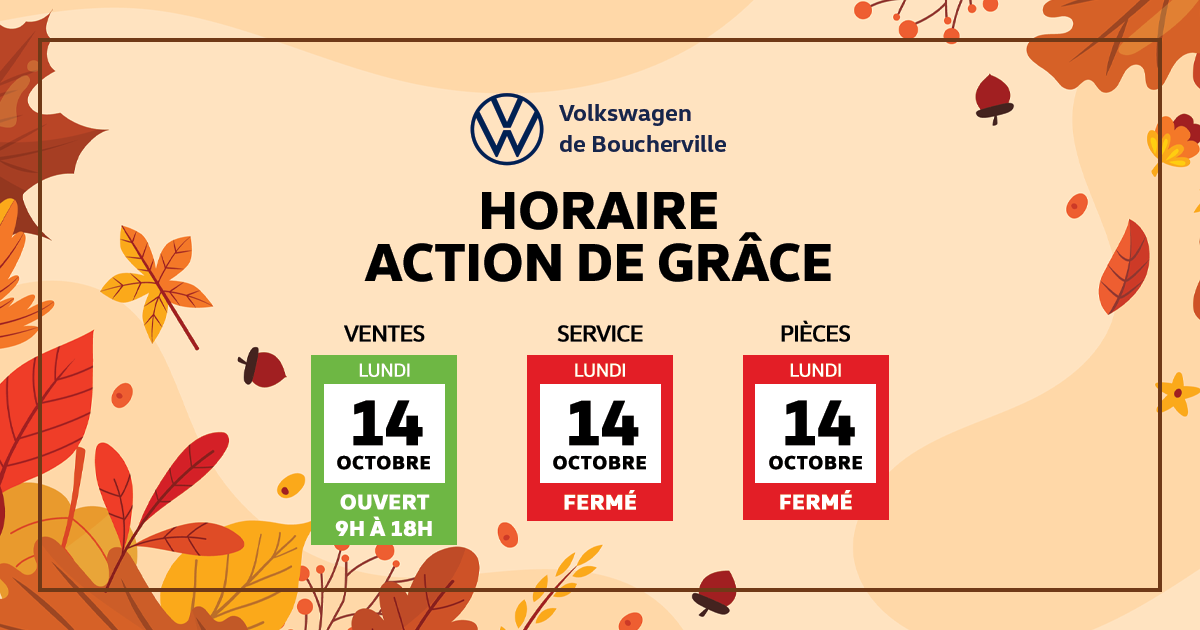 HORAIRE ACTION DE GRÂCE