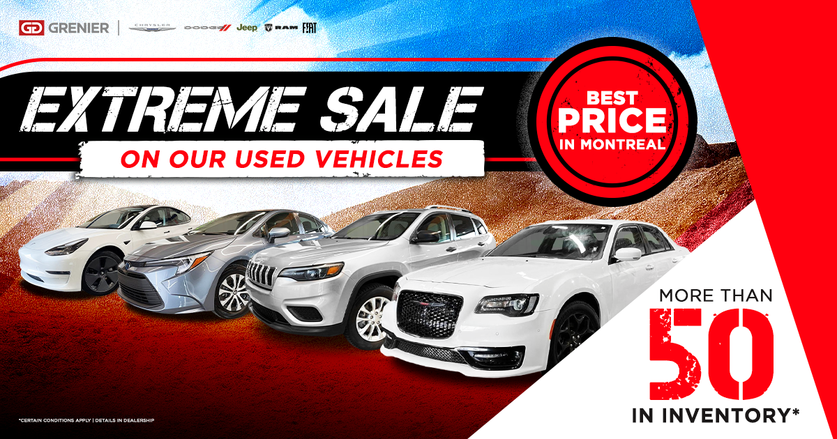 EXTREME SALE ON OUR USED VEHICLES !