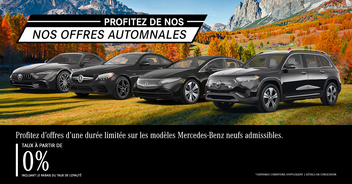 PROFITEZ DE NOS OFFRES AUTOMNALES !