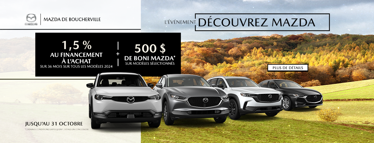 DÉCOUVREZ MAZDA !