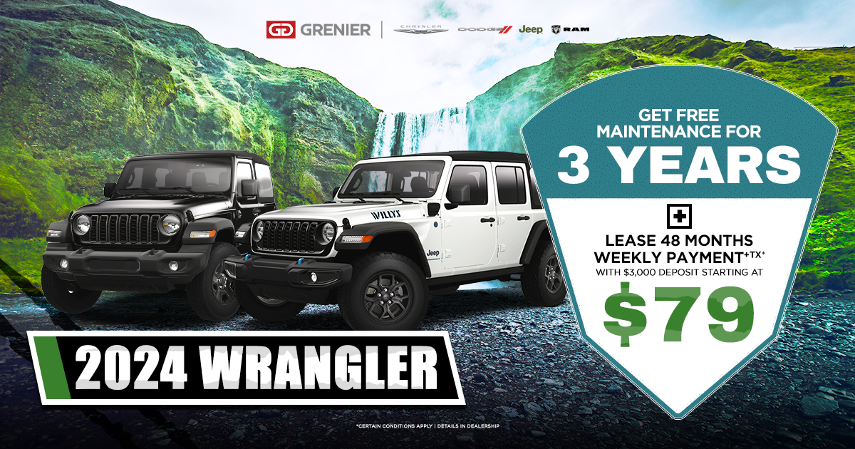 AVAILABLE 2024 WRANGLER !