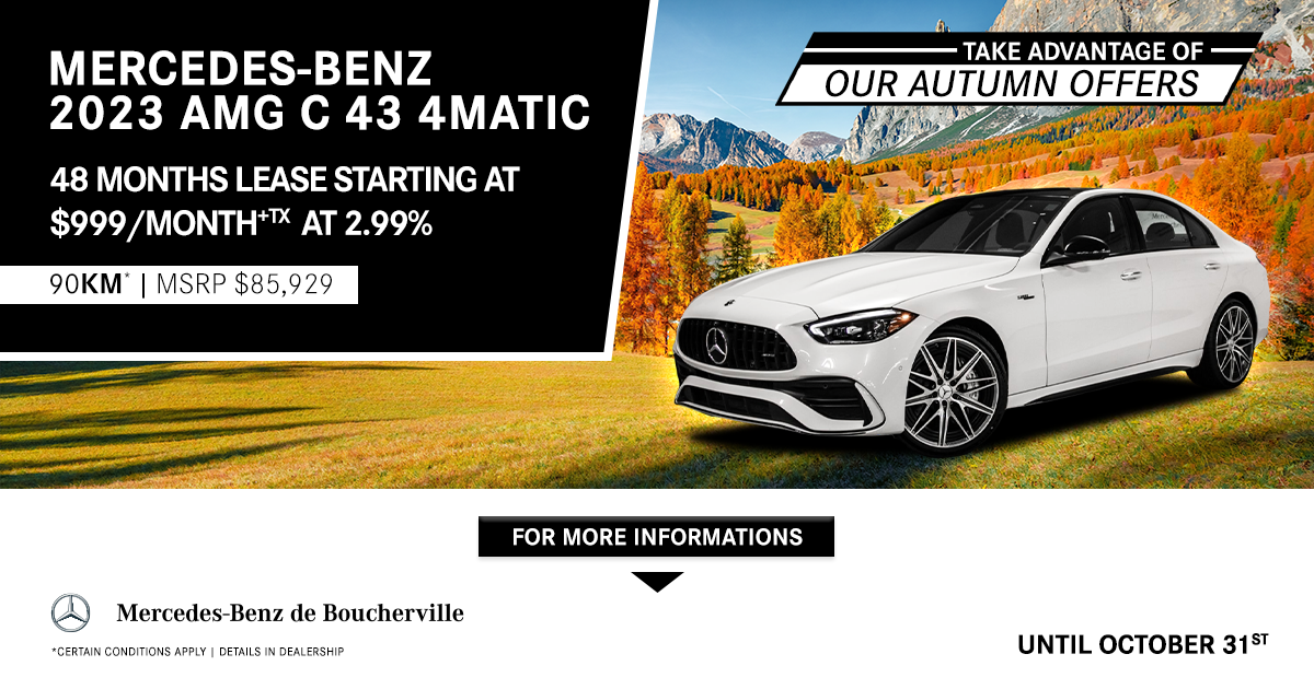 2023 MERCEDES-BENZ AMG C43 4MATIC !
