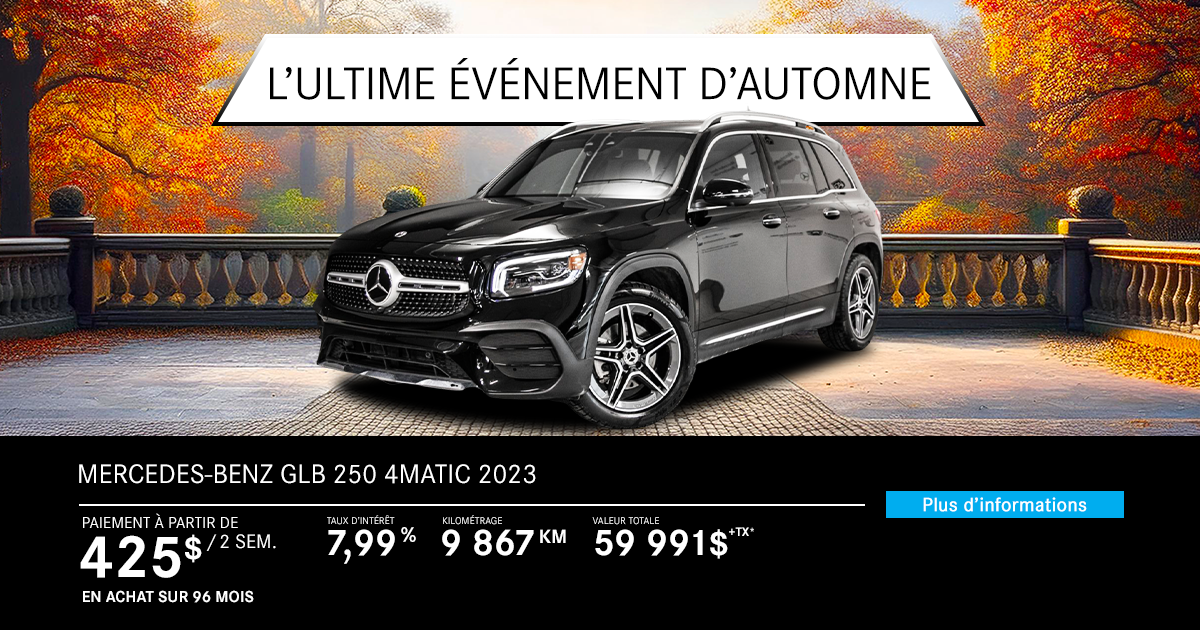 MERCEDES-BENZ GLB 250 4MATIC 2023!