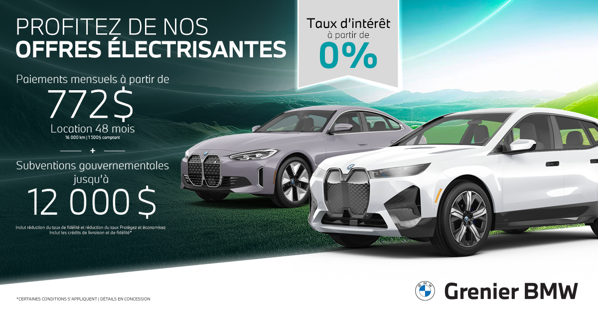 OFFRES ÉLECTRISANTES