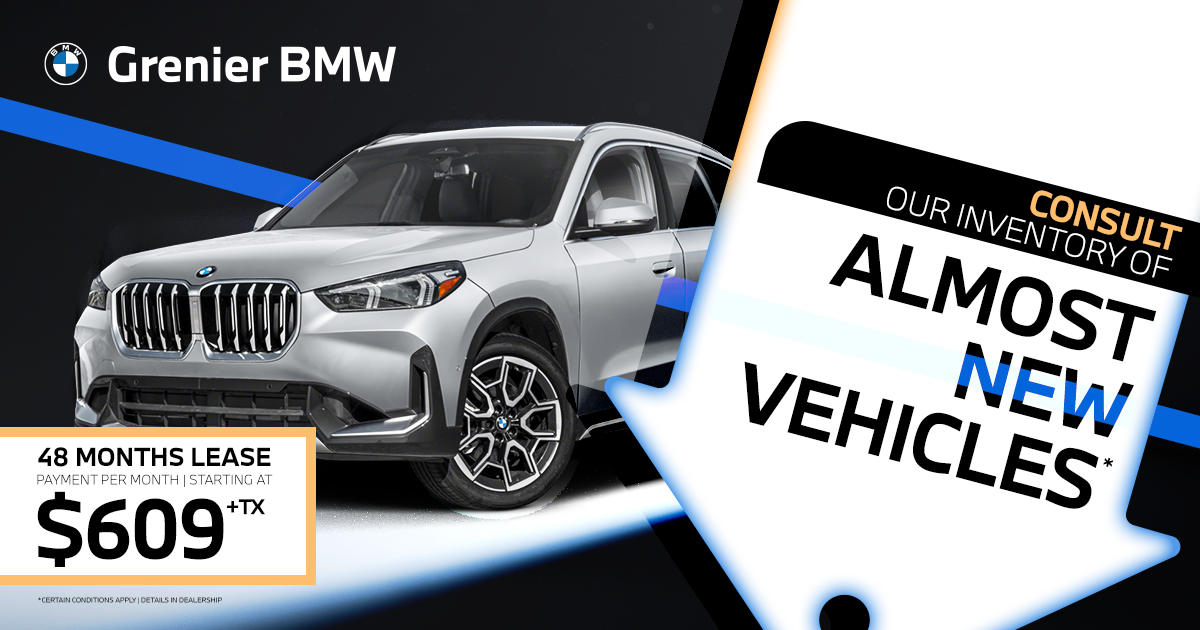 ALMOST NEW VEHICLES IN INVENTORY !