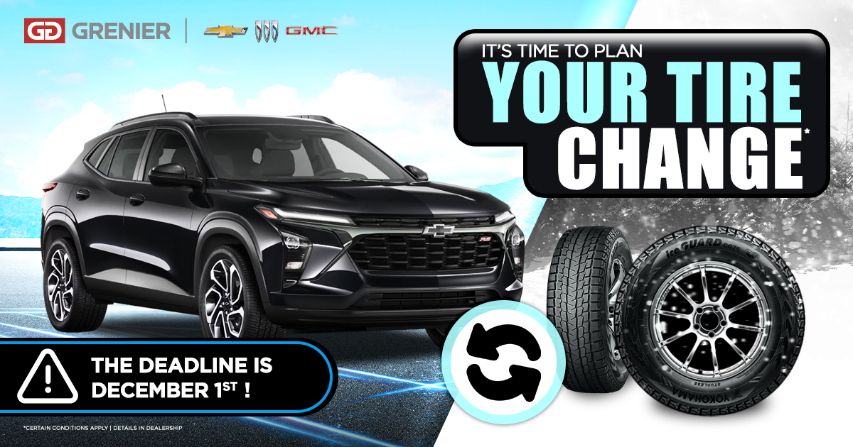 DEADLINE FOR YOUR TIRE CHANGE!