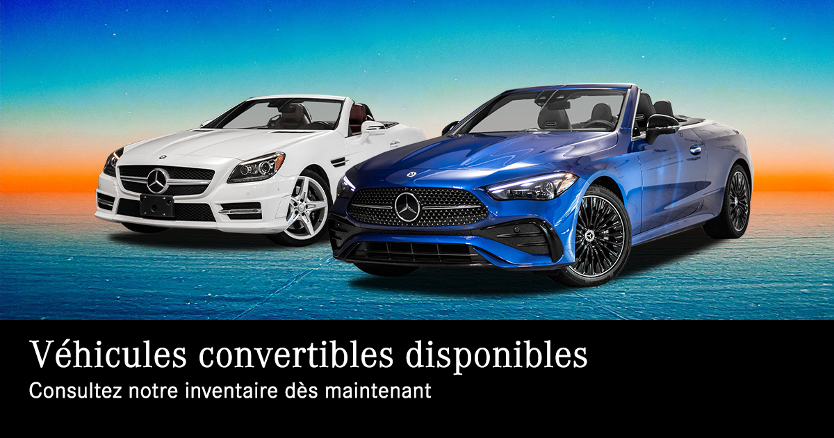 CONVERTIBLES DISPONIBLES !