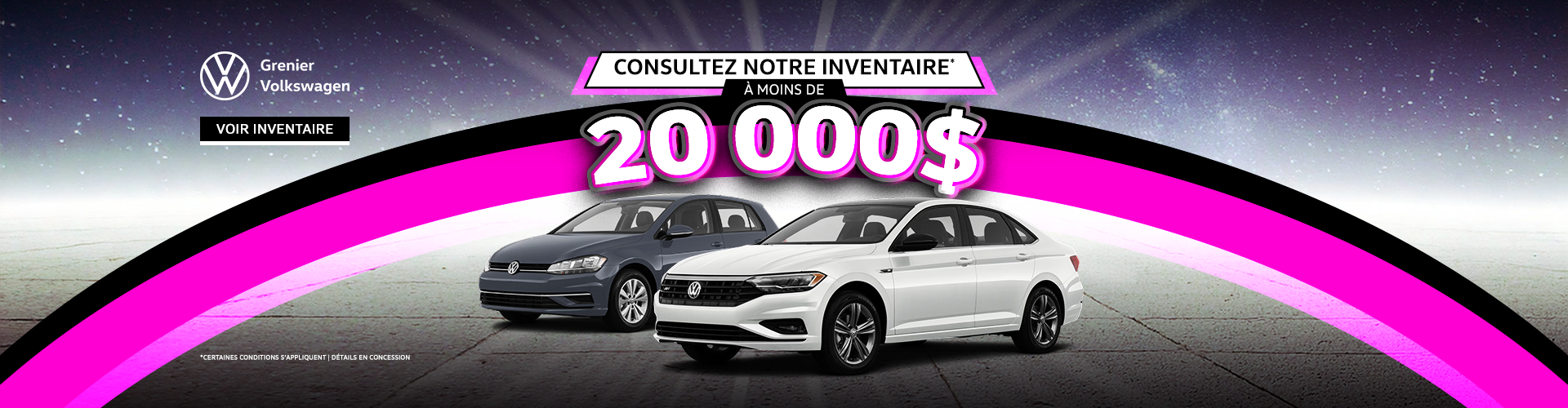 INVENTAIRE À MOINS DE 20 000$ !