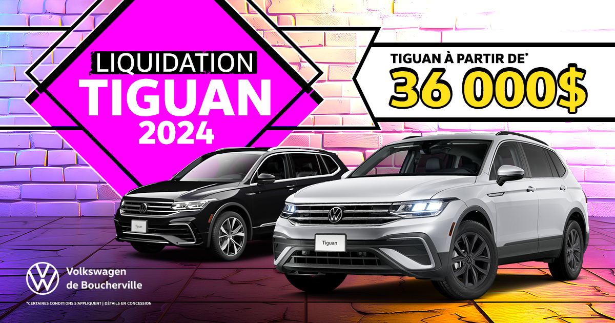 LIQUIDATION TIGUAN 2024 !