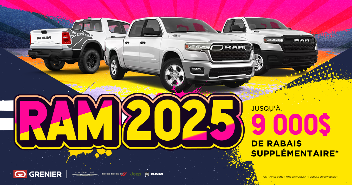 RAM 2025 DISPONIBLES !