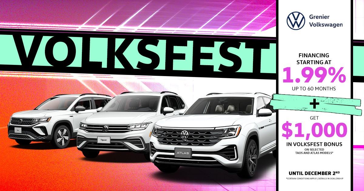 VOLKFEST SALES EVENT !