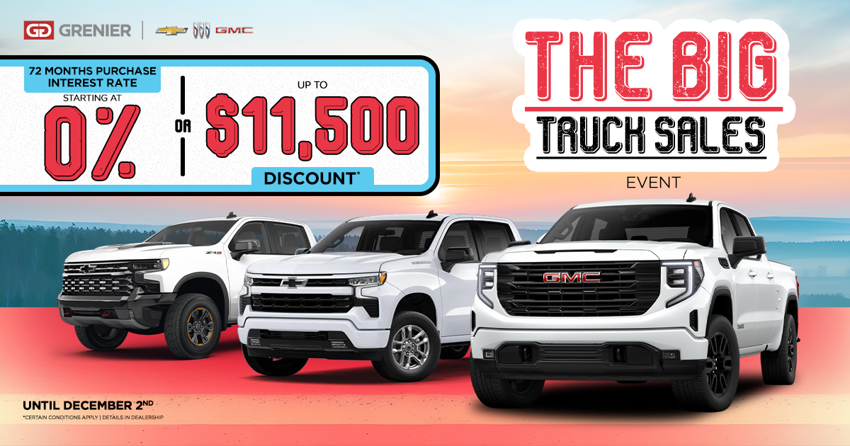 THE BIG TRUCK SALES !